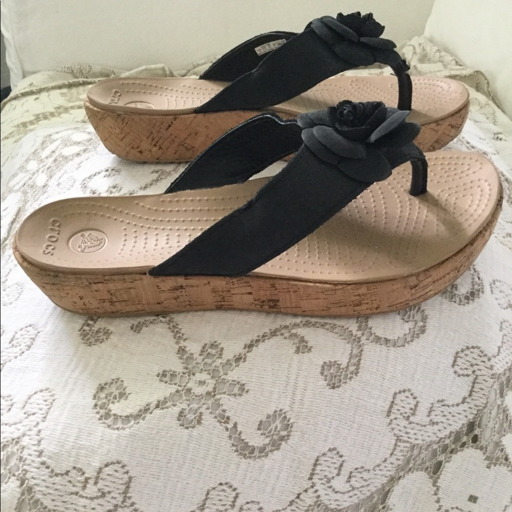Pretty Crocs sandals